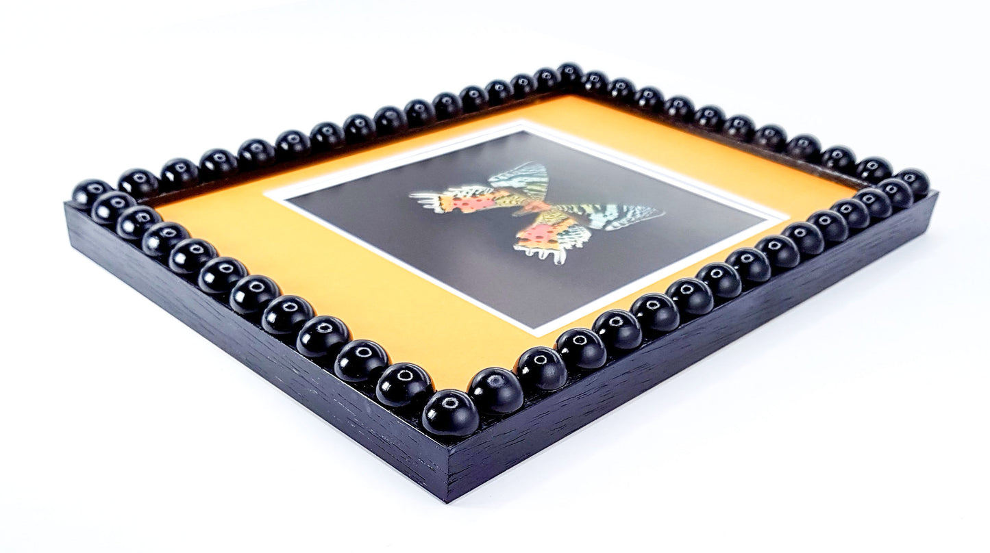 Black Handmade Bobbin Picture / Photo Frame