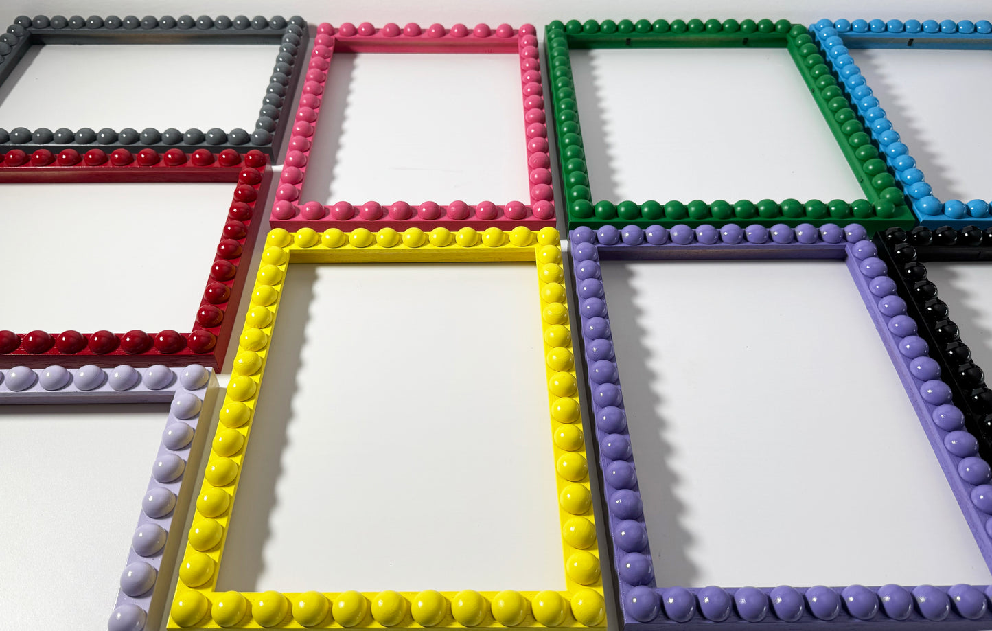Purple Handmade Bobbin Picture / Photo Frame