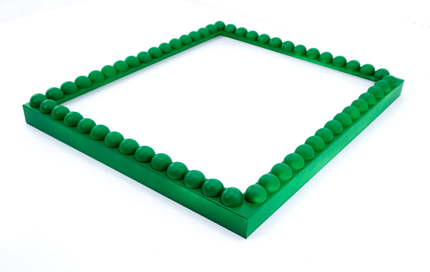 Wood Bobbin Picture / Photo Frames - Green