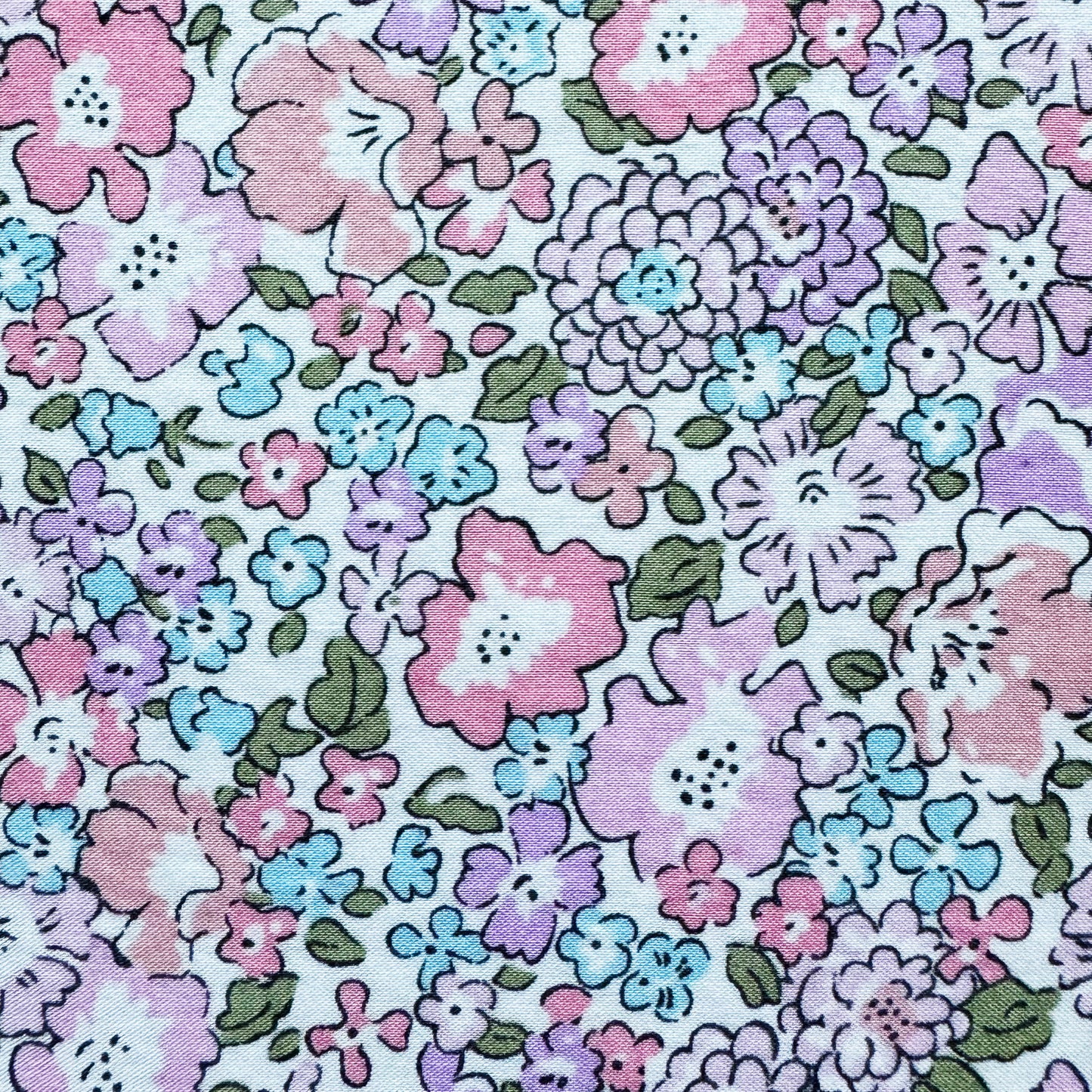 Personalised Pink Bobbin Name Frame with Pink Floral Liberty Fabric
