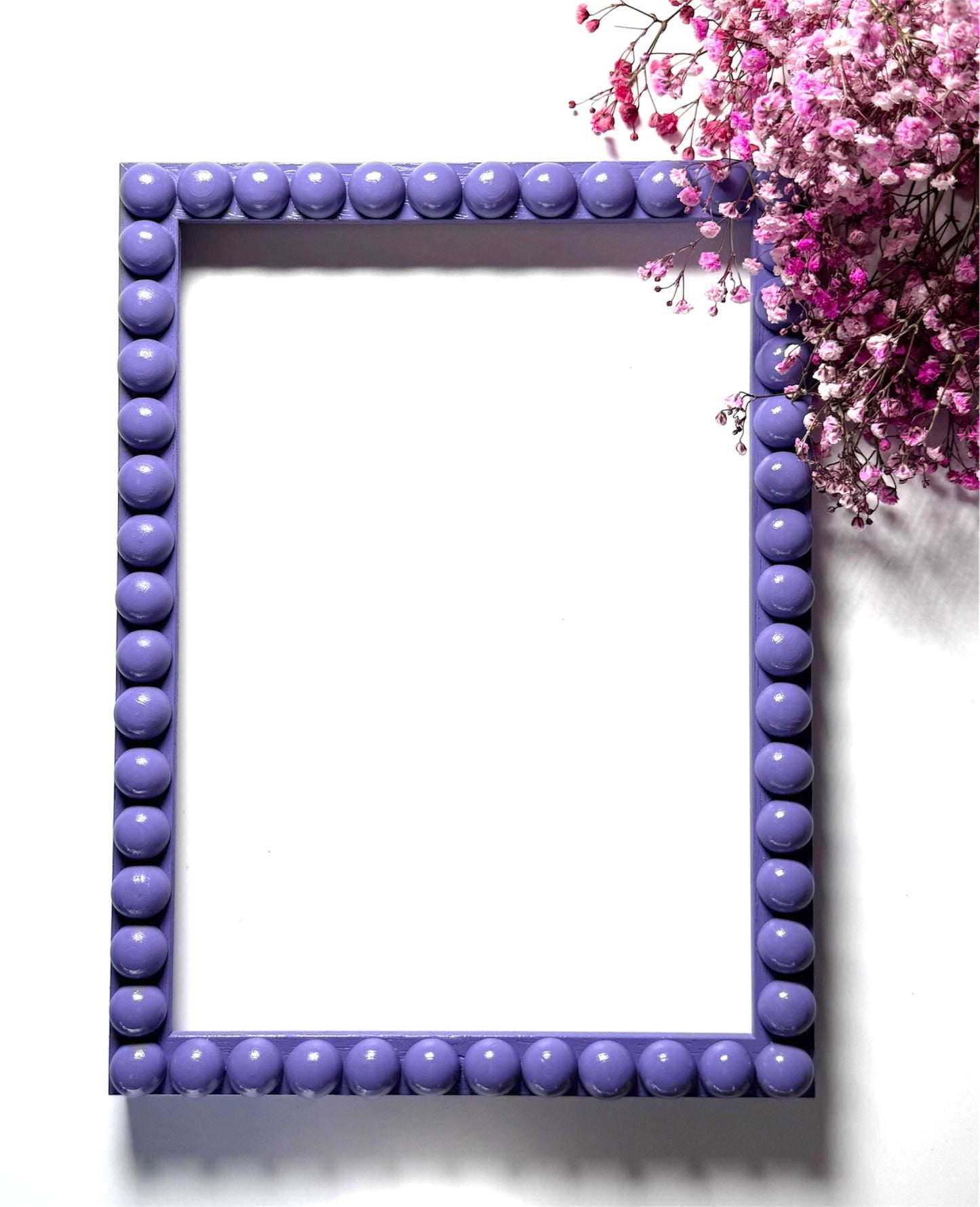 Purple Handmade Bobbin Picture / Photo Frame