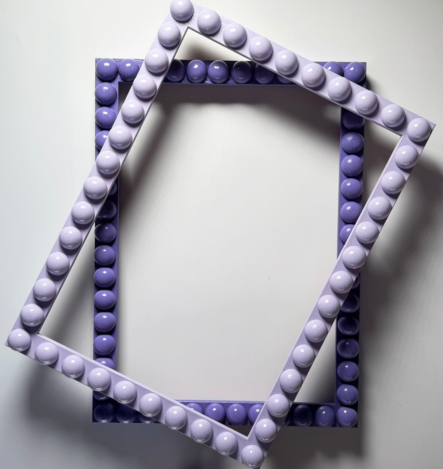 Purple Handmade Bobbin Picture / Photo Frame