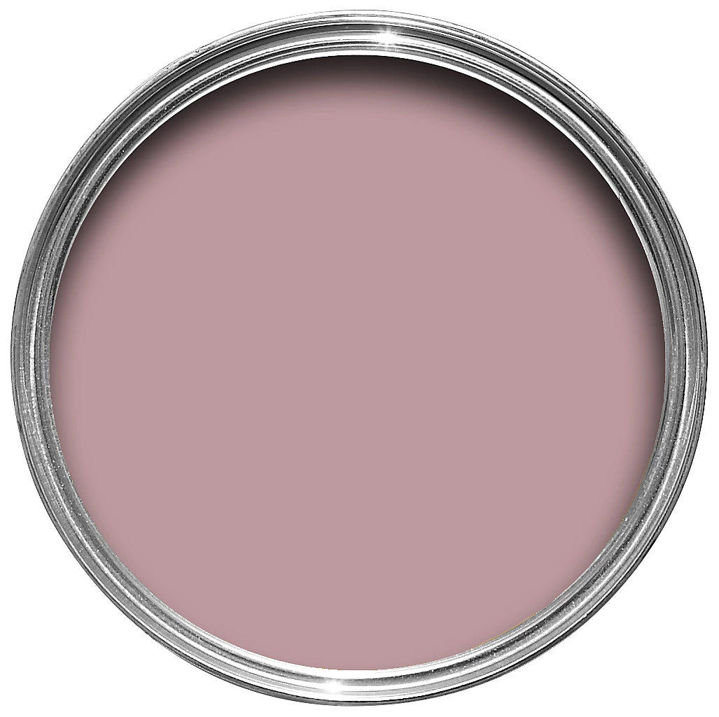 Pink Farrow & Ball Cinder Rose Hand Painted Bobbin Frame with Mount