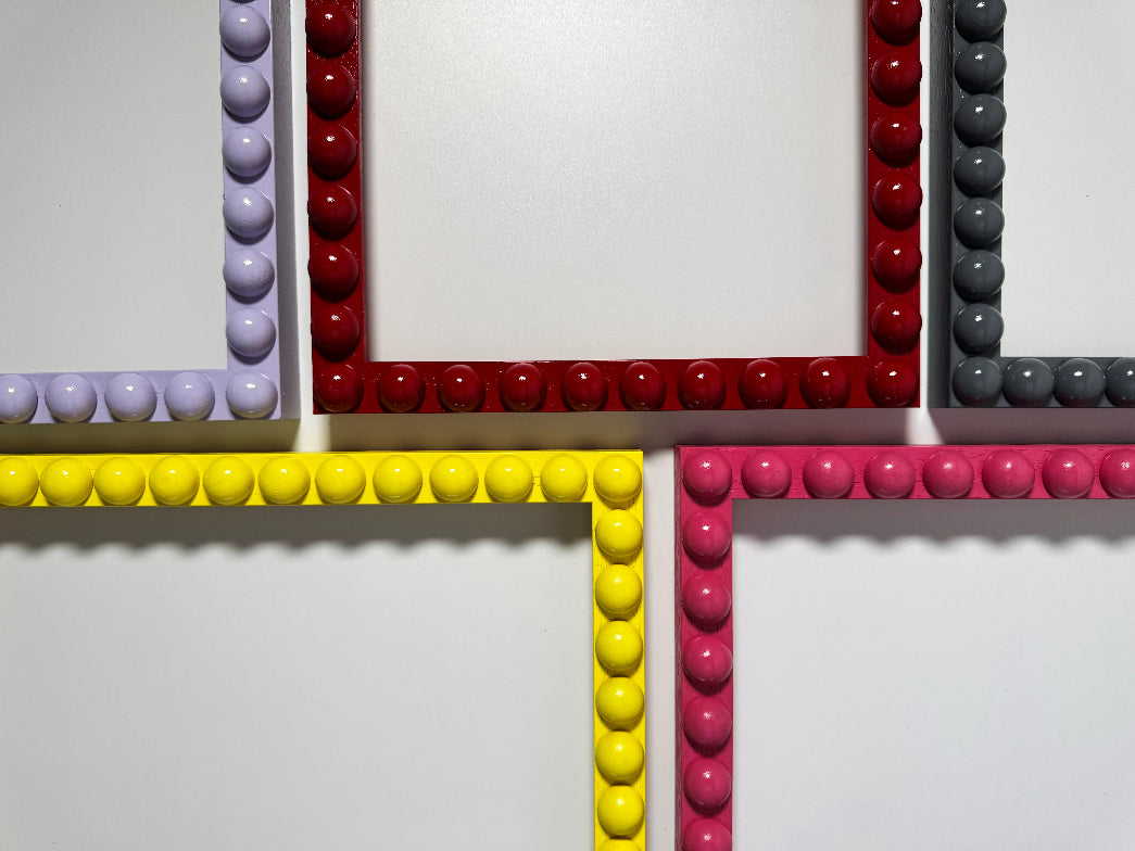 Purple Handmade Bobbin Picture / Photo Frame