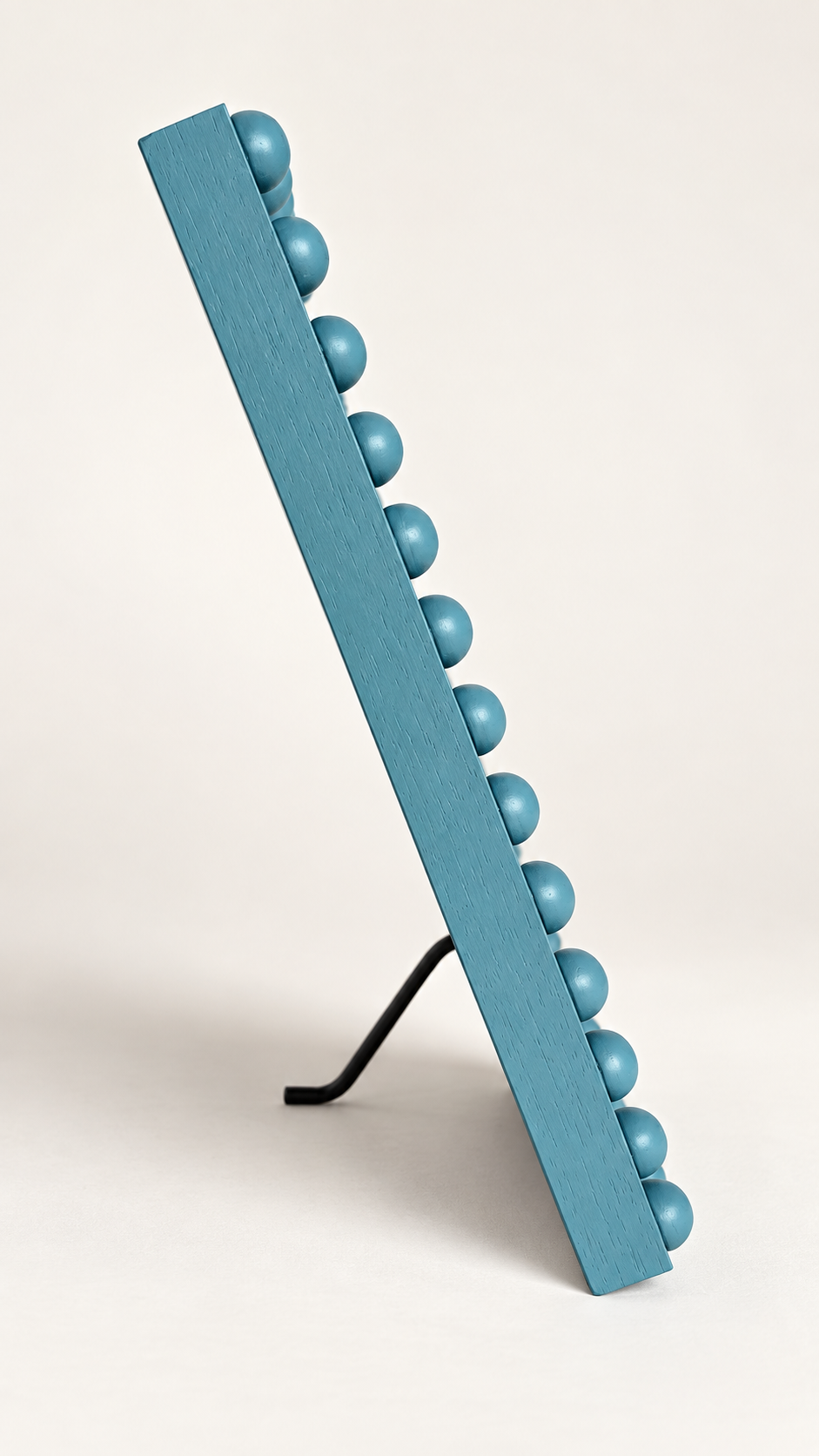 Wood Bobbin Picture / Photo Frame - Farrow & Ball Stone Blue