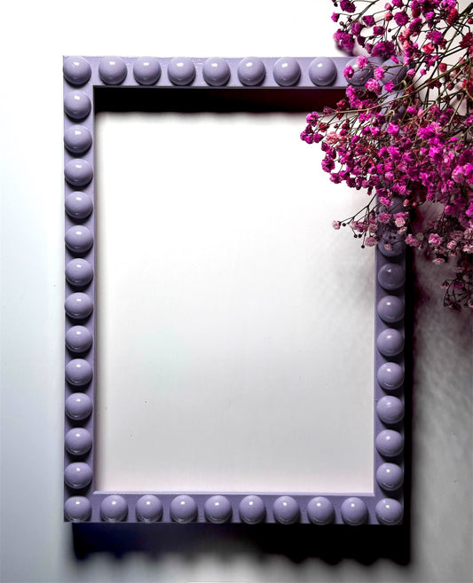 Lilac Handmade Bobbin Picture / Photo Frame