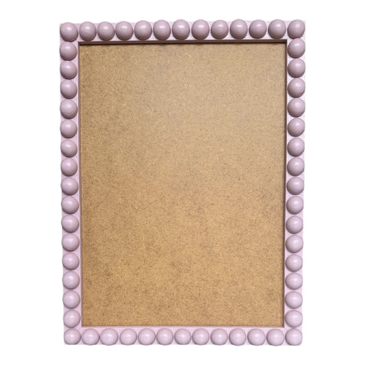 Wood Bobbin Picture / Photo Frames - Farrow & Ball Cinder Rose