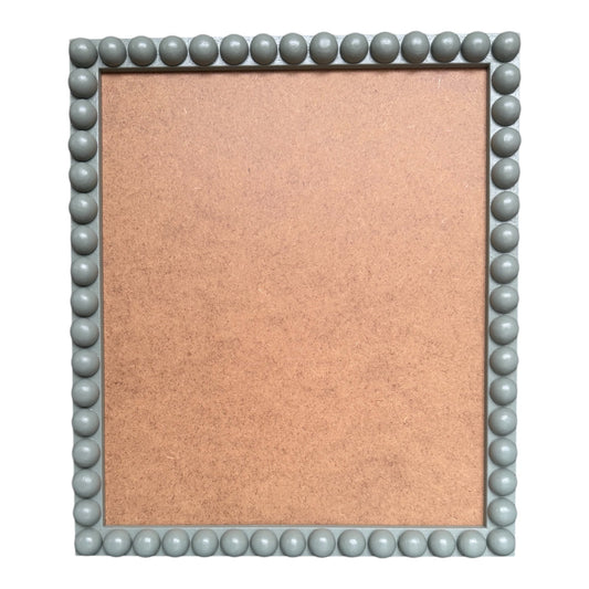Wood Bobbin Picture / Photo Frames -  Farrow & Ball Card Room Green