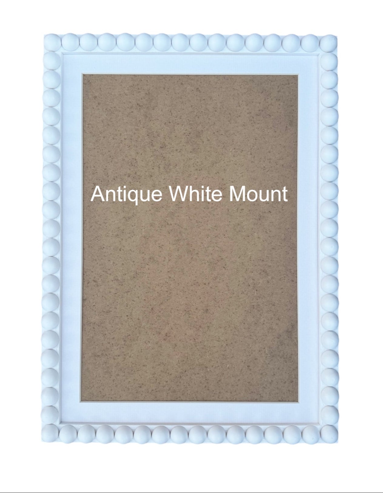 White Bobbin Frame with Mount
